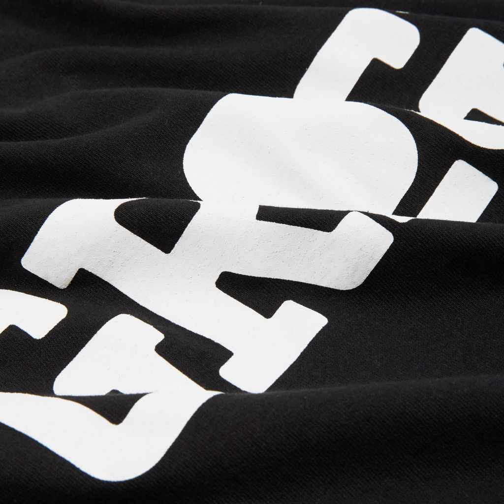 Grog Classic Logo T-shirt, Black/White