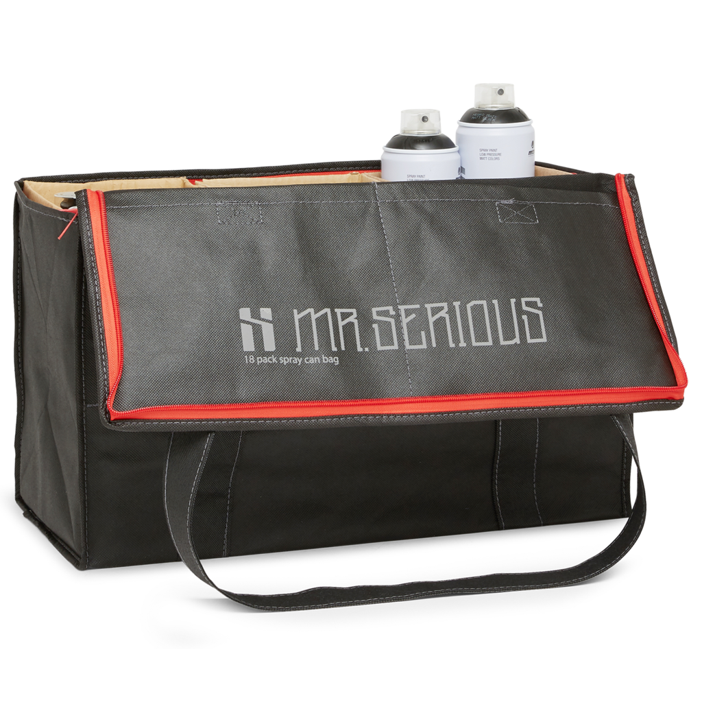 Mr Serious - 18 Pack Spray Can Bag