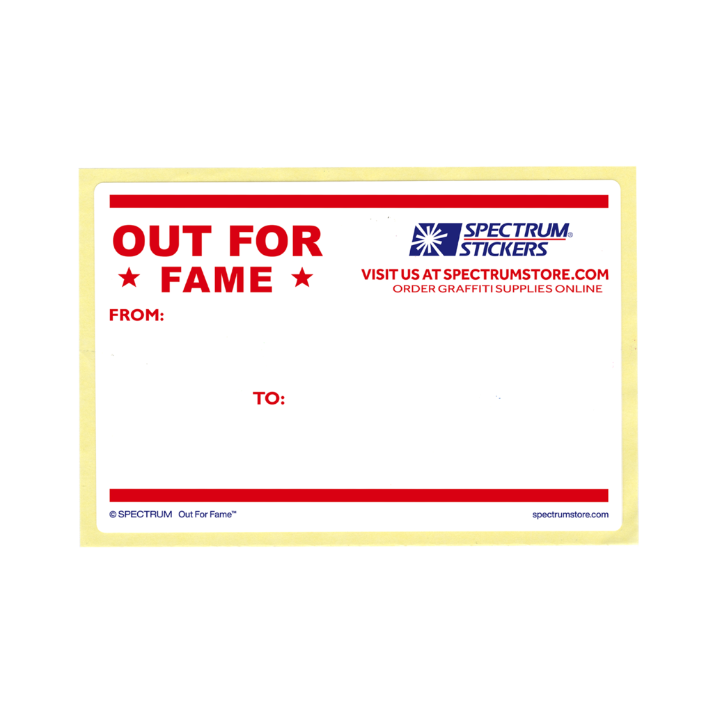Out For Fame Stickers